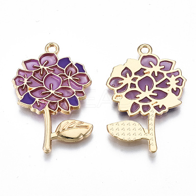 Transparent Epoxy Resin Pendants X-ENAM-Q437-059A-NR-1