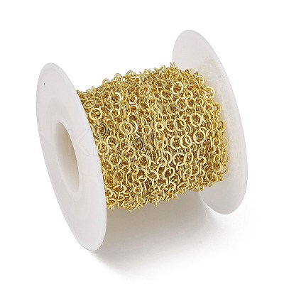 Brass Circle Ring Link Chains CHC-P010-07G-1