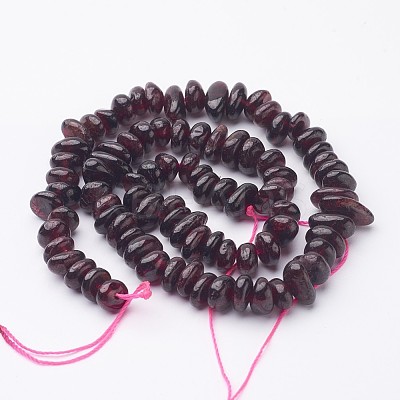 Natural Garnet Beads Strands LS-G-J234-15-1