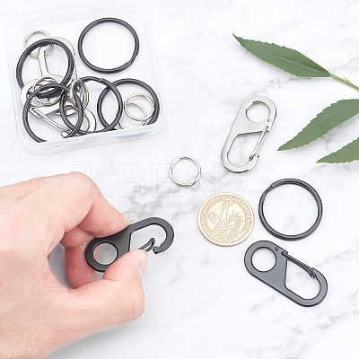 Stainless Steel and Zinc Alloy Rock Climbing Carabiners KEYC-UN0001-04-1