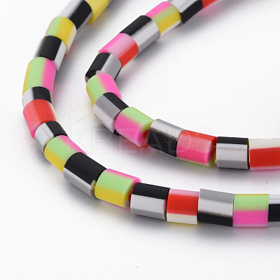 Handmade Polymer Clay Bead Strands CLAY-N011-050B-03-1