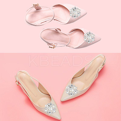 Detachable Alloy Shoe Buckle Clip DIY-WH0032-16P-1