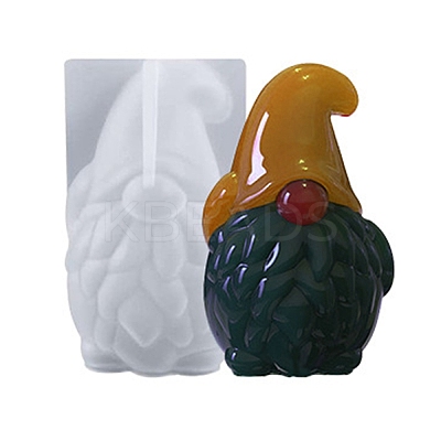 DIY Christmas Gnome Display Statue Silicone Molds DIY-P075-B01-1