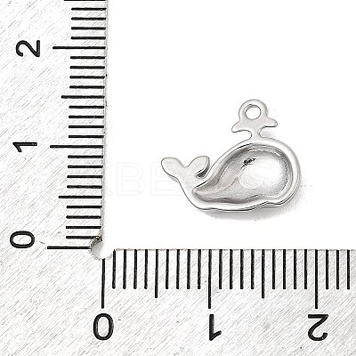 Marine Organism Theme 304 Stainless Steel Charms STAS-Z179-40P-06B-1