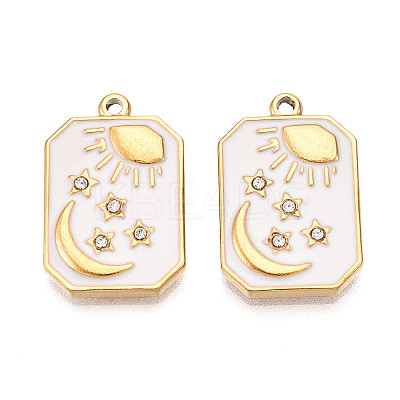 Ion Plating(IP) 304 Stainless Steel Pendants X-STAS-N107-06A-G-1
