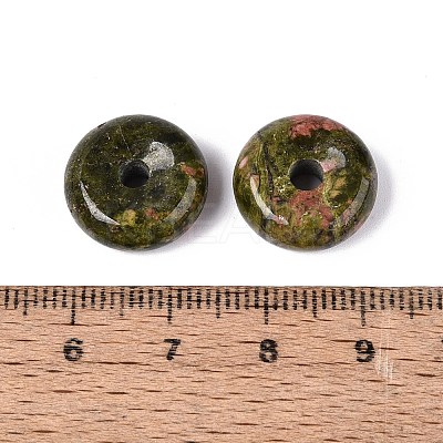 Natural Unakite Pendants G-Q601-30A-04-1