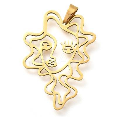 304 Stainless Steel Pendants STAS-Z119-11G-1