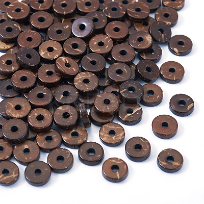 100Pcs Natural Coconut Bead Strands COCO-TA0001-01B-1