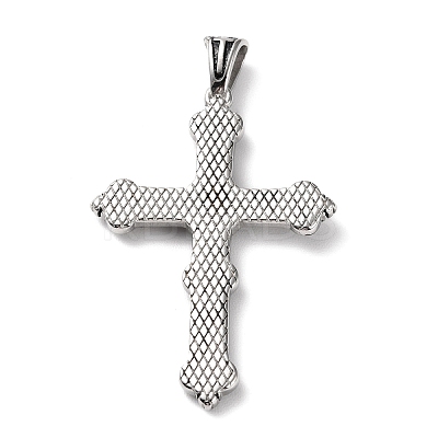 Ion Plating(IP) 304 Stainless Steel Big Pendants STAS-D067-08AS-1