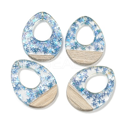 Wooden Pendants FIND-B042-08C-1