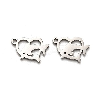 Non-Tarnish Valentine's Day 316 Surgical Stainless Steel Charms LS-STAS-H190-15P-03-1