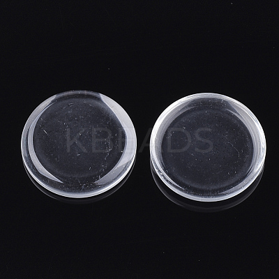 Transparent Glass Cabochons GGLA-Q043-01-1