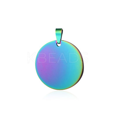 Ion Plating(IP) 304 Stainless Steel Pendants LS-STAS-I311-05A-RC-1