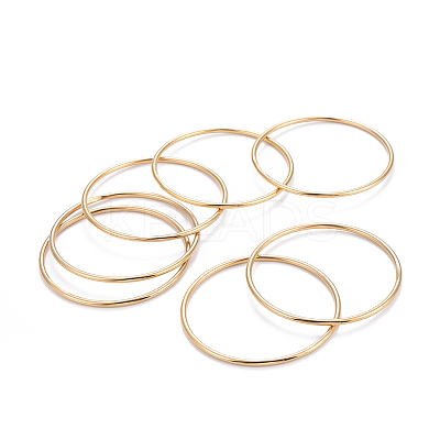 7Pcs 201 Stainless Steel Plain Bangle Sets for Women X-BJEW-L664-022C-G02-1