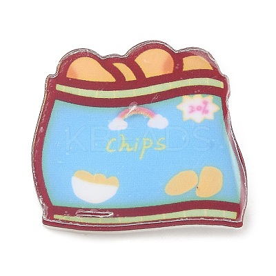 Cartoon Style Acrylic Brooches JEWB-P018-02B-1