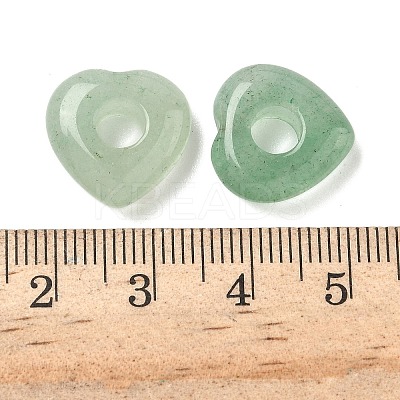 Natural Green Aventurine European Beads G-C252-01K-1
