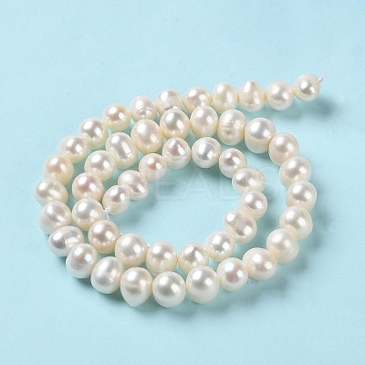 Natural Cultured Freshwater Pearl Beads Strands PEAR-E018-05-1