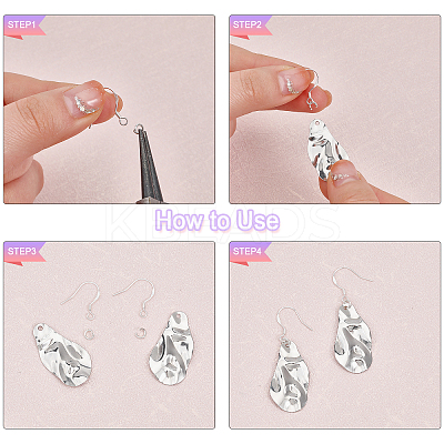 50Pcs 5 Style304 Stainless Steel Pendant STAS-CA0001-69P-1