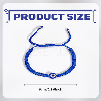 1Pc Adjustable Braided Bead  Bracelets BJEW-LP0002-34A-1