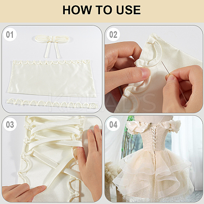 Bridal Dress Zipper Replacement DIY-GF0010-21C-1