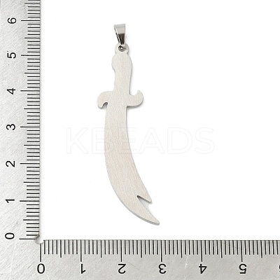 304 Stainless Steel Big Pendants LS-STAS-F326-20P-1