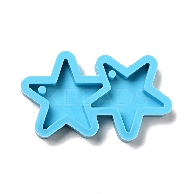 Star DIY Pendant Silicone Molds DIY-G062-D03-1