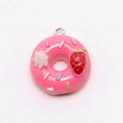Resin Pendants RESI-WH0020-01A-1