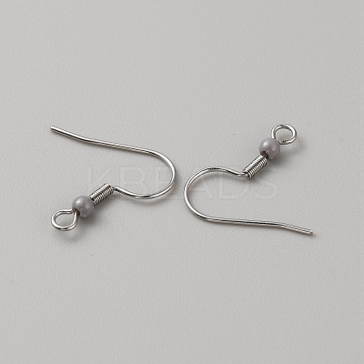 304 Stainless Steel Earring Hooks LS-STAS-WH0027-64P-11-1
