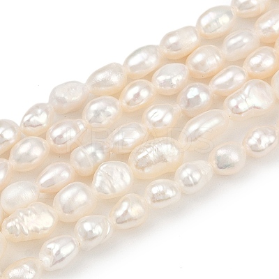 Natural Cultured Freshwater Pearl Beads Strands PEAR-P064-20G-03A-1
