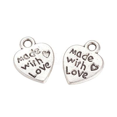 Tibetan Style Alloy Pendants TIBE-S303-01AS-RS-1