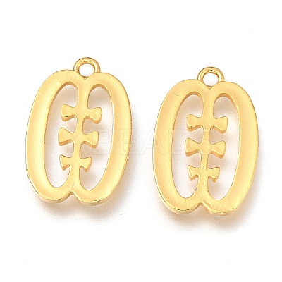 Brass Pendants KK-J278-31G-1