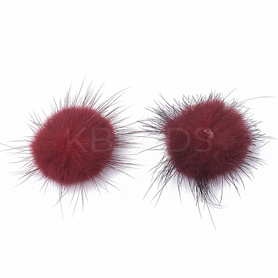 Mink Fur Ball Decoration X-FIND-S267-2.5cm-06-1