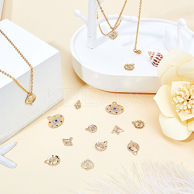Alloy Pendants PALLOY-SC0001-73G-NR-1