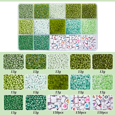 DIY Beads Jewelry Making Finding Kit SEED-PH0001-77B-1