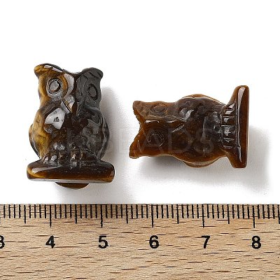 Natural Tiger Eye Carved Figurines DJEW-L023-G06-1