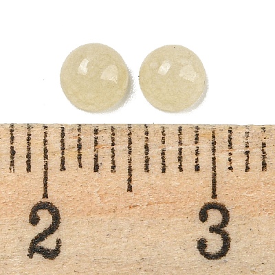 Natural White Jade Dyed Cabochons G-H309-03-19-1