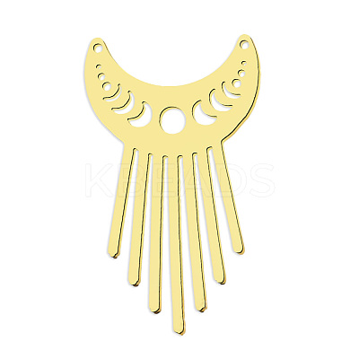 PVD Vacuum Plating 201 Stainless Steel Pendant Links STAS-S105-LA788-2-1