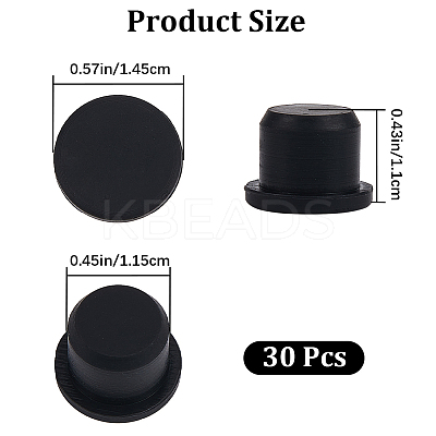Silicone Hole Plugs AJEW-WH0258-878H-1