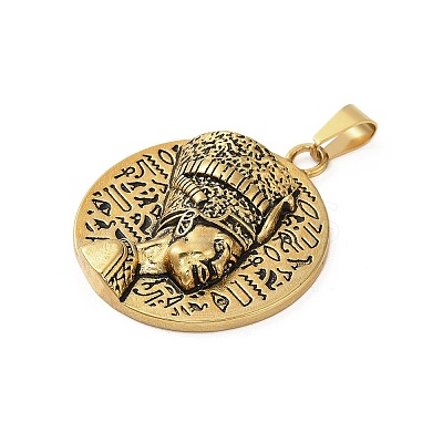 Viking 304 Stainless Steel Pendants STAS-P400-01B-AG-1