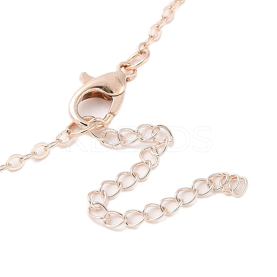 Alloy Full Crystal Rhinestone Mother and Daughter Pendant Necklaces FS-WG340FE-02-1