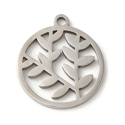 Non-Tarnish 201 Stainless Steel Pendants STAS-E211-01P-1