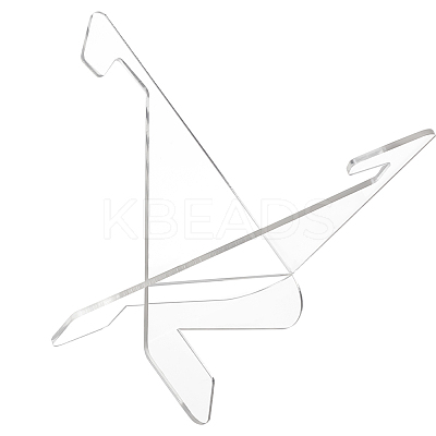 Triangle Acrylic Mobile Phone Holders ODIS-WH0038-101B-1