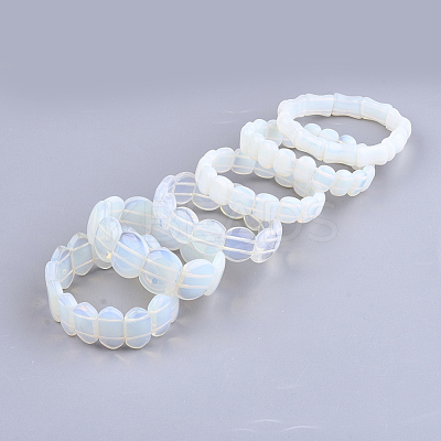 Opalite Stretch Bracelets BJEW-S039-05D-1