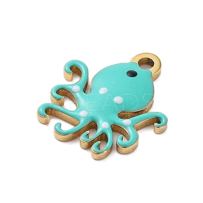 Ion Plating(IP) 201 Stainless Steel Charms STAS-A101-01B-04G-1