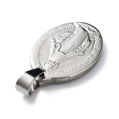 Non-Tarnish 304 Stainless Steel Pendants STAS-F223-43P-1
