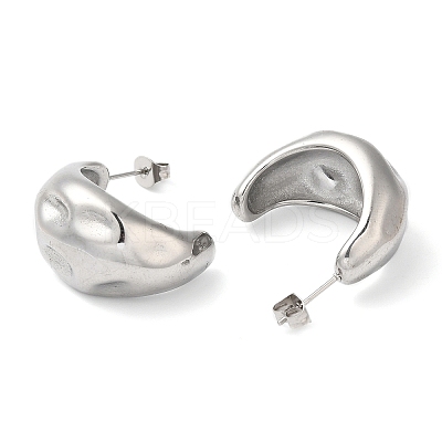 Non-Tarnish 304 Stainless Steel Teardrop Stud Earrings EJEW-K244-39P-1
