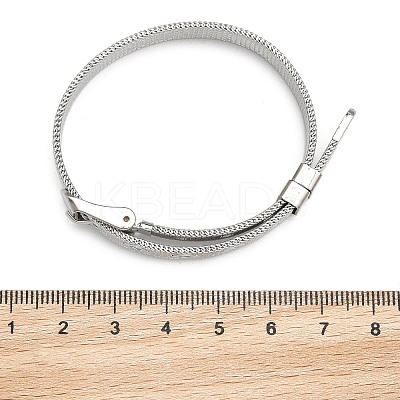Tarnish Resistant Fashionable Unisex 304 Stainless Steel Watch Band Wristband Bracelets LS-BJEW-F065B-01-1