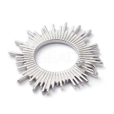 Brass Solar Eclipse Pendants X-KK-Z010-25P-1