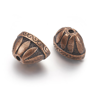 Tibetan Style Alloy Bead Cones LS-X-TIBE-976-R-FF-1