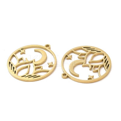 Ion Plating(IP) 304 Stainless Steel Pendants STAS-L020-024G-1